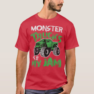 Vintage Monster Trucks Are My Jam Rally Toddler Tr T-Shirt