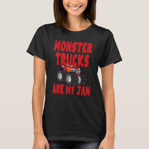 Vintage Monster Trucks Are My Jam Rally Toddler Tr T-Shirt