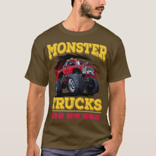 Vintage Monster Trucks Are My Jam Shirt Retro Suns