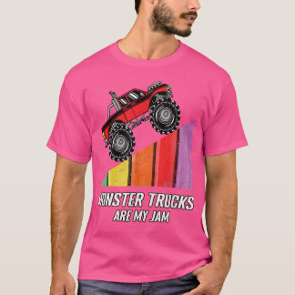 Vintage Monster Trucks Are My Jam  T-Shirt