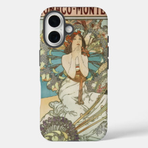 Vintage Mont-Carlo Poster by Alphonse Mucha iPhone 16 Case