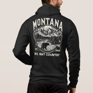 Vintage Montana Big Sky Country Hoodie