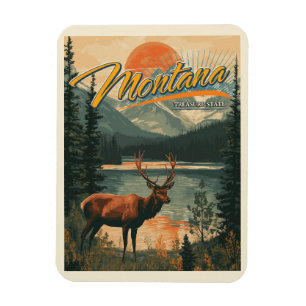 Vintage Montana  Magnet