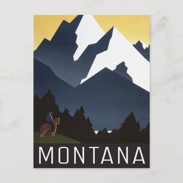 Vintage Montana Postcard (Front)
