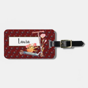 Vintage Mood Personalised Luggage Tag