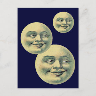 Vintage Moon Postcard