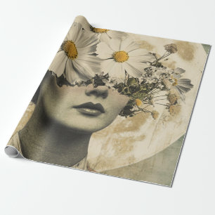 Vintage Moonlit - Boho Vintage Elegance Wrapping Paper