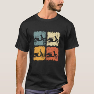 Vintage Moped Scooter For Scoot Life Motor Rider T-Shirt