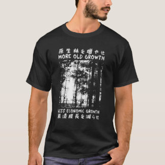 Vintage More Old Growth Less Economic Growth Japan T-Shirt