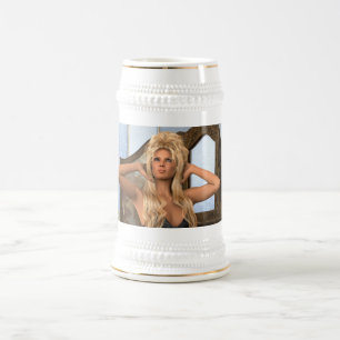 Vintage Morning Beer Stein