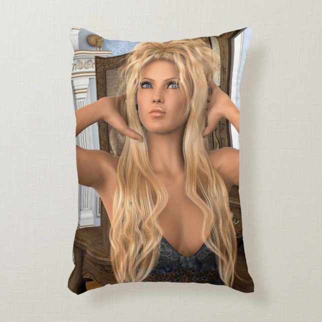 Vintage Morning Decorative Cushion (Front(Vertical))