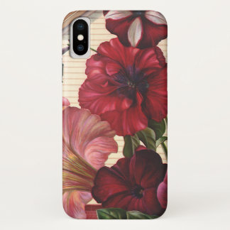 Vintage Morning Glory Flowers in the Garden Case-Mate iPhone Case