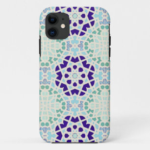 Vintage Moroccan Tile Abstract Pattern Modern Art iPhone 11 Case
