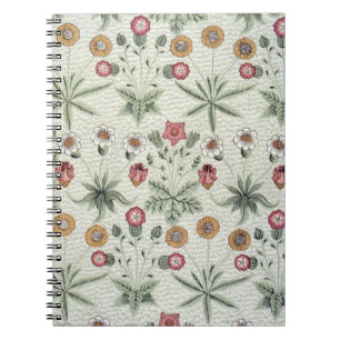 Vintage Morris Daisy Wallpaper Design Notebook
