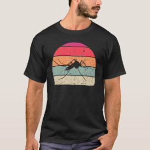 Vintage Mosquito Retro Mosquito Silhouette Animal  T-Shirt