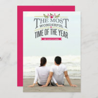 Vintage Most Wonderful Time of The Year Photo