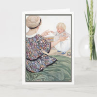 Vintage Mother and Baby by Anne Anderson
