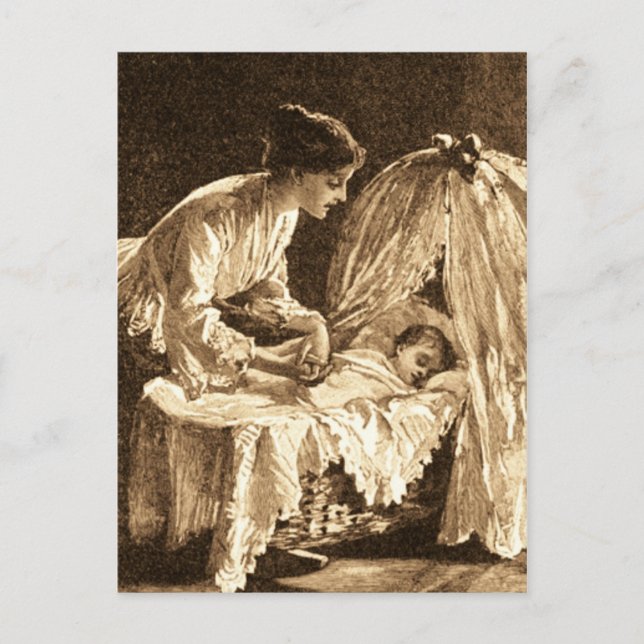 Vintage Mother and Baby Postcard (Front)