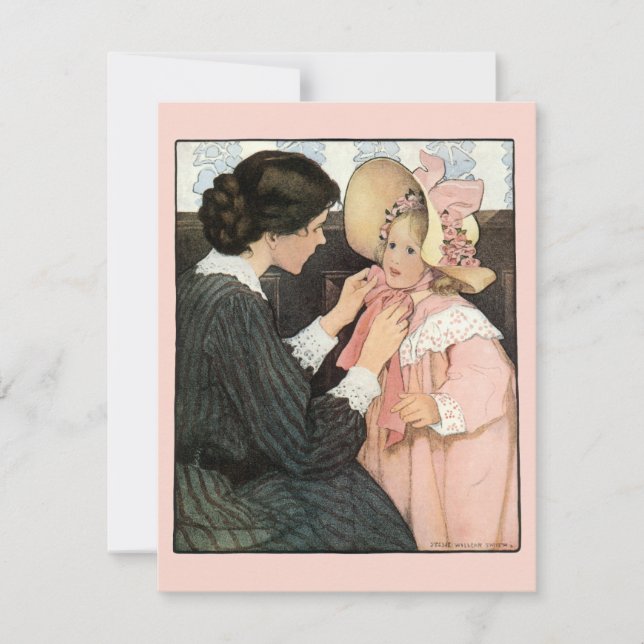 Vintage Mother and Child by Jessie Willcox Smith (Front)