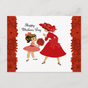 Vintage Mother and Child Mother's Day Postcard
