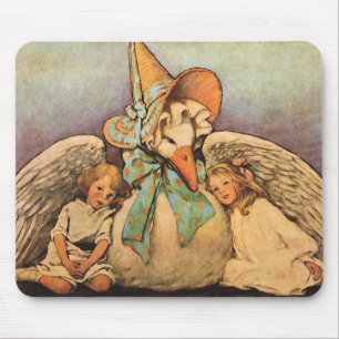 Vintage Mother Goose Children Jessie Willcox Smith Mouse Pad