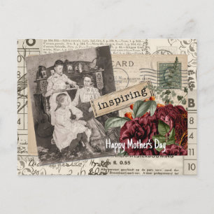 Vintage Mother's Day Collage Postcard