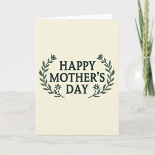 Vintage Mothers Day Design Card