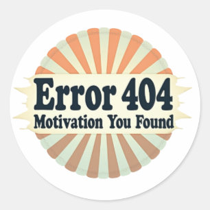Vintage Motivation Classic Round Sticker