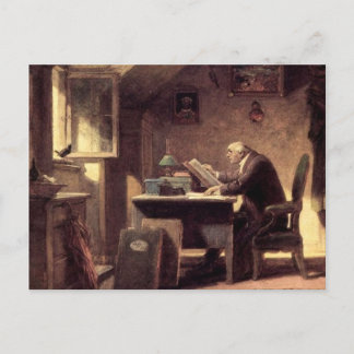 Vintage-Motive - A Visitor - Spitzweg Postcard