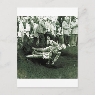 VINTAGE MOTO CROSS. POSTCARD