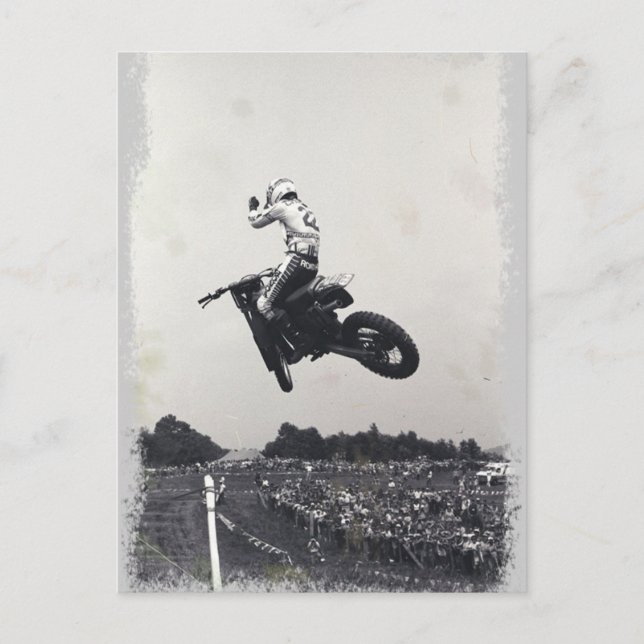 VINTAGE MOTO-X. POSTCARD (Front)