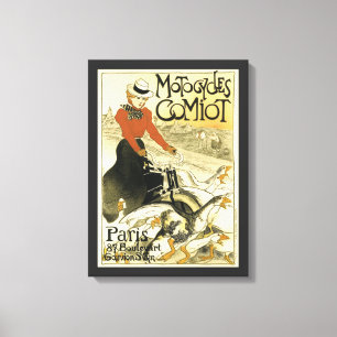 Vintage Motocycles Comiot Canvas Print