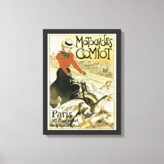 Vintage Motocycles Comiot Canvas Print