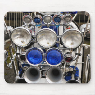 VINTAGE MOTOR SCOOTER MOUSE PAD