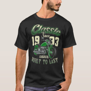Vintage Motorcycle Bikers Motorbike Birthday Born T-Shirt