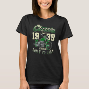Vintage Motorcycle Bikers Motorbike Birthday Born  T-Shirt