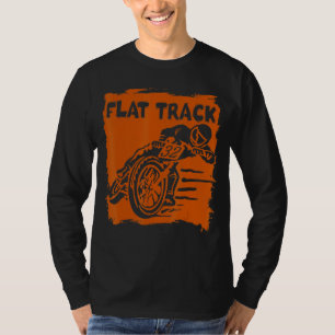 Vintage Motorcycle Flat Track  Motorsports Rider O T-Shirt