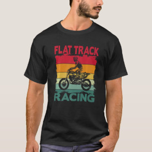 Vintage Motorcycle Flat Track Motorsports Rider Ou T-Shirt