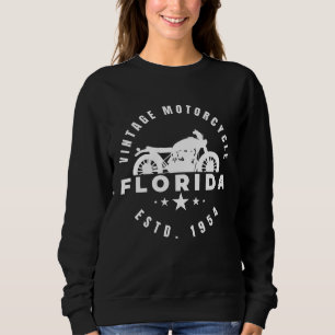 Vintage Motorcycle Florida Established 1954 Sweatshirt