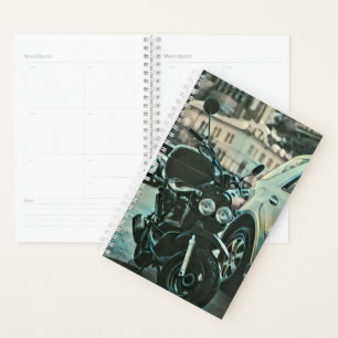 Vintage motorcycle gift planner