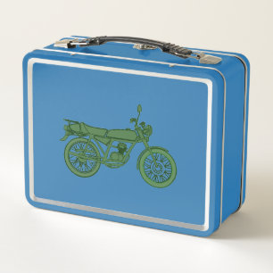 Vintage Motorcycle Lunchbox 