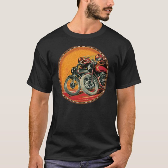 vintage motorcycle racers T-Shirt (Front)