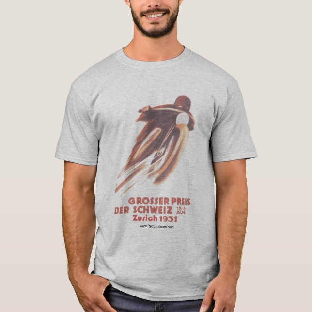 Vintage Motorcycle Raver T-Shirt (Front)