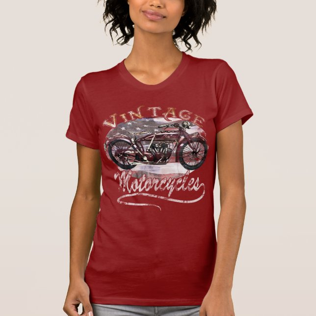 Vintage Motorcycle T Shirt (Front)