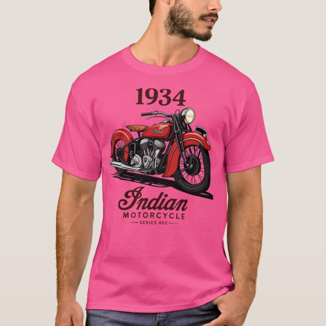 Vintage Motorcycle T-Shirt (Front)