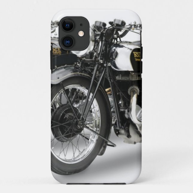 VINTAGE MOTORCYCLES Case-Mate iPhone CASE (Back)