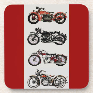 VINTAGE MOTORCYCLES COASTER