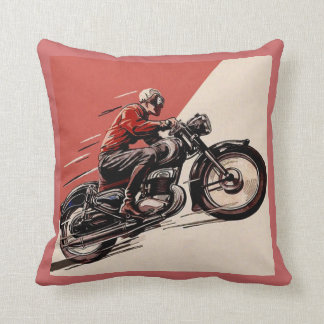 Vintage Motorcycles Cushion