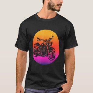 Vintage motorcycles hand drawn bike T-Shirt