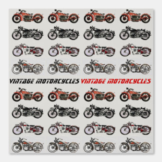 VINTAGE MOTORCYCLES red white grey black Wallpaper